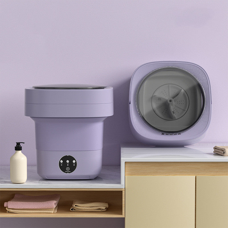 Mini Foldable Washing Machine Portable Spin Dry