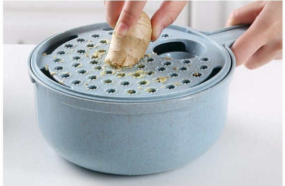 8-in-1 Vegetable Slicer and Grater with Strainer