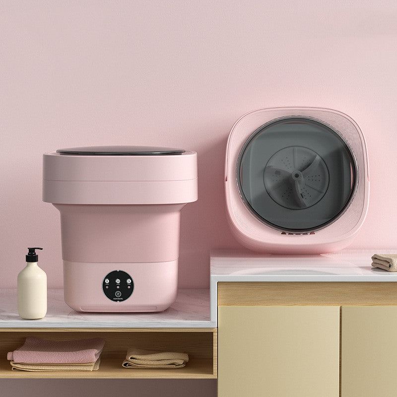 Mini Foldable Washing Machine Portable Spin Dry