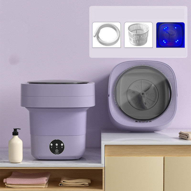 Mini Foldable Washing Machine Portable Spin Dry