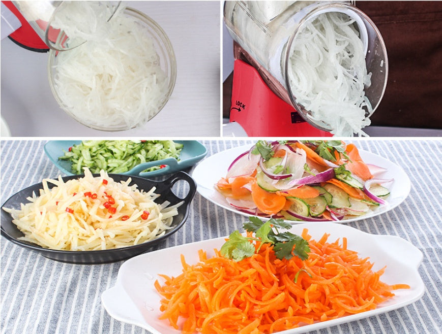 Manual Round Mandoline Slicer for Vegetables and Cheese