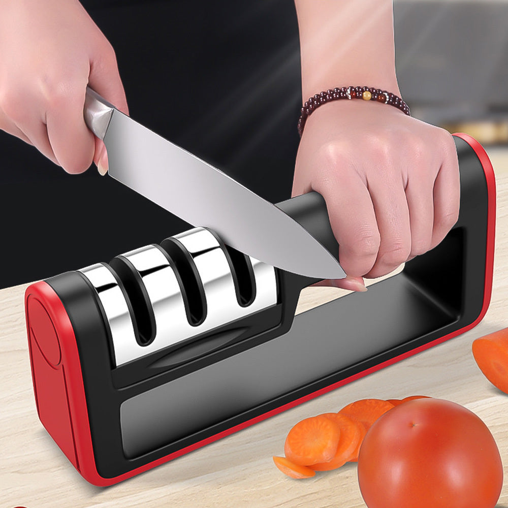 3-Stage Diamond Knife Sharpener for Kitchen