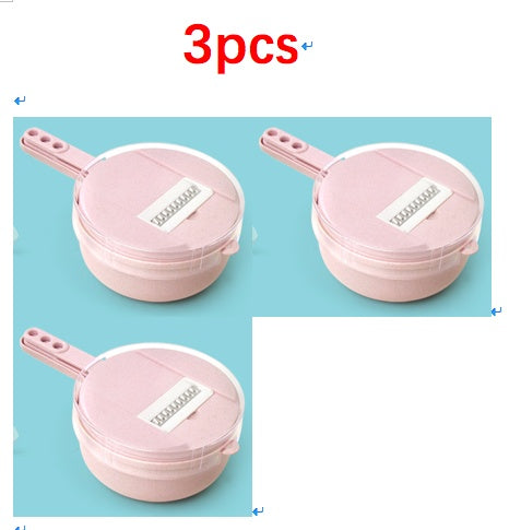 8-in-1 Vegetable Slicer and Grater with Strainer
