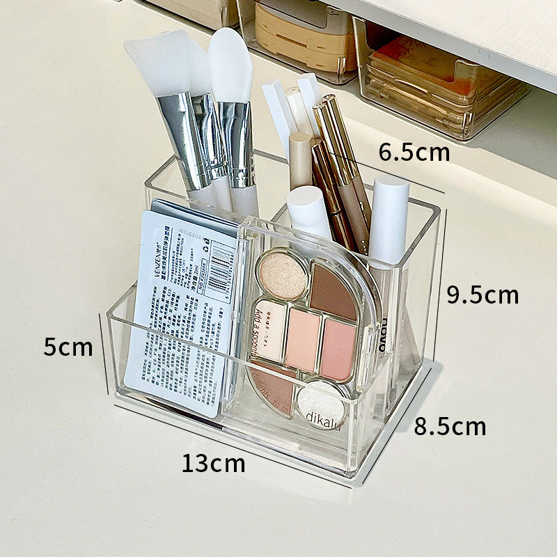 Makeup Brush Storage Box Vertical Transparent Storage Rack