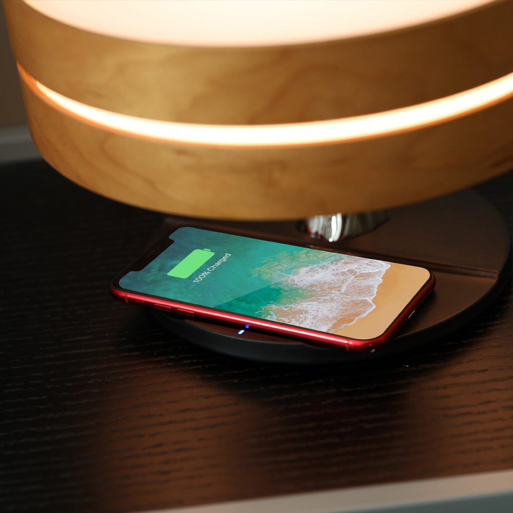 Bluetooth Speaker Bed Lamp with Wireless Charging