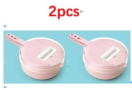 8-in-1 Vegetable Slicer and Grater with Strainer