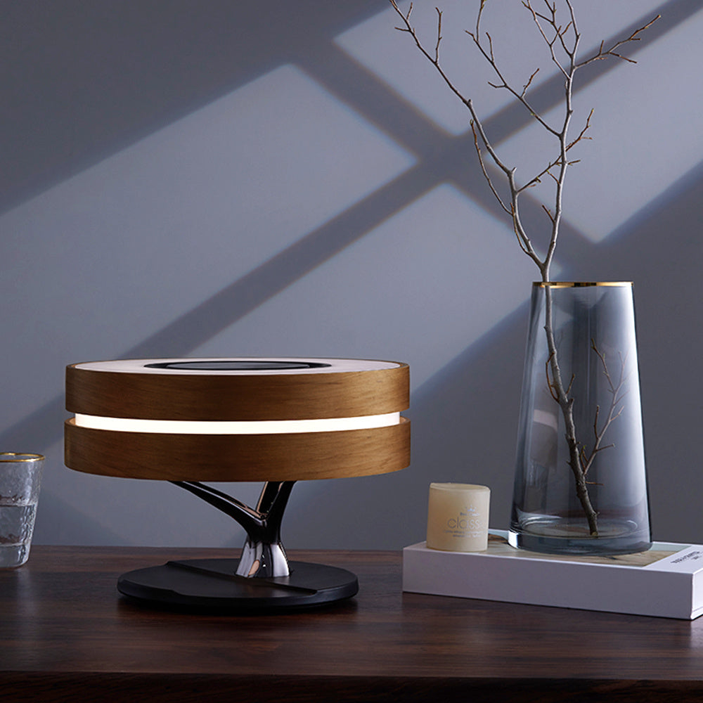 Bluetooth Speaker Bed Lamp with Wireless Charging