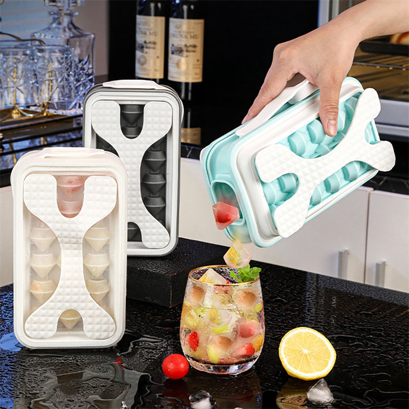 2-in-1 Ice Ball Mold & Water Bottle Maker