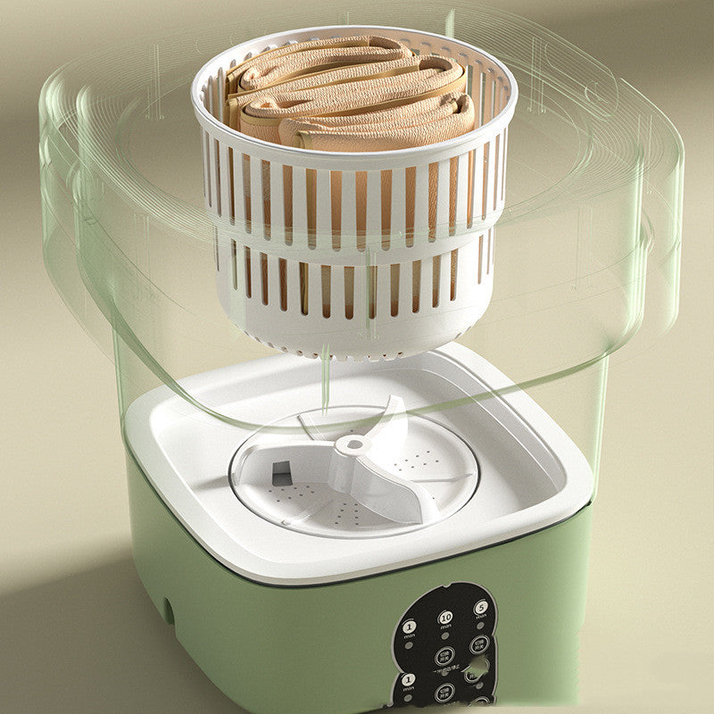 Mini Foldable Washing Machine Portable Spin Dry