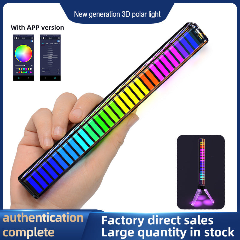 RGB LED Voice Light Bars with USB and App Control