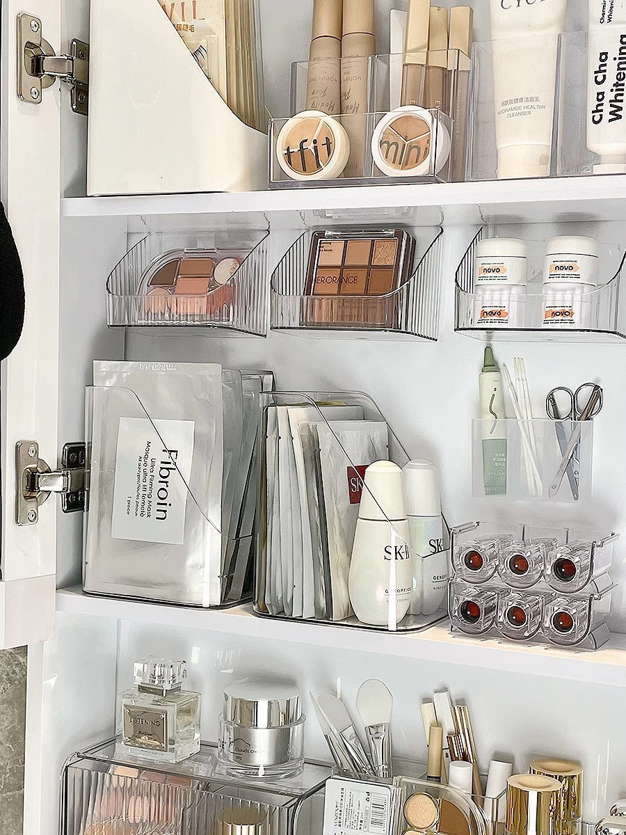 Makeup Brush Storage Box Vertical Transparent Storage Rack