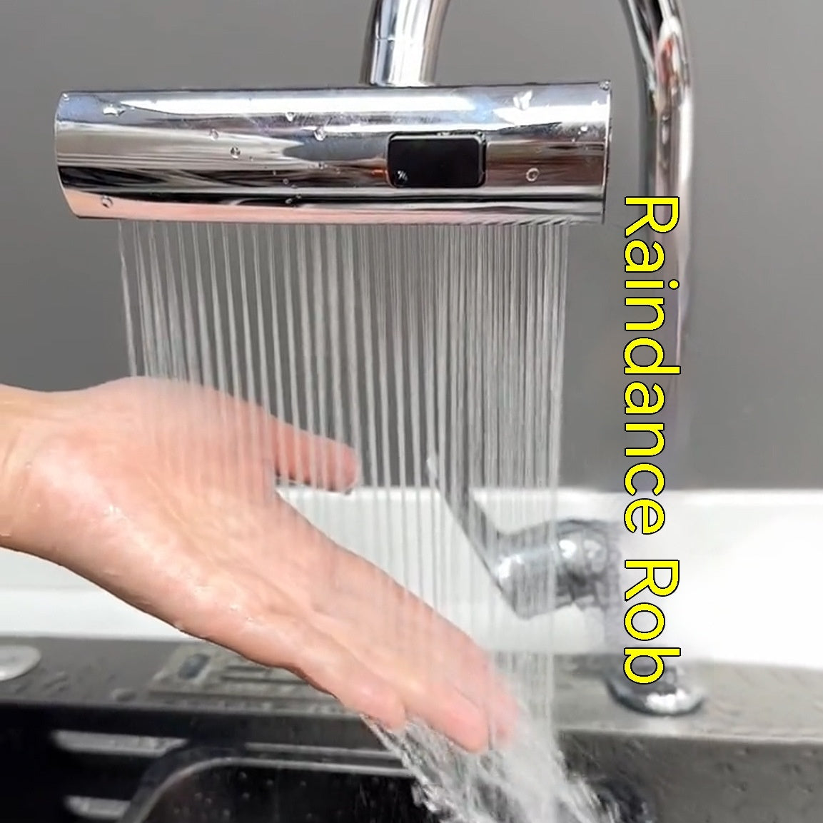 Rotating Kitchen Faucet Nozzle with Splash-Proof Bubbler