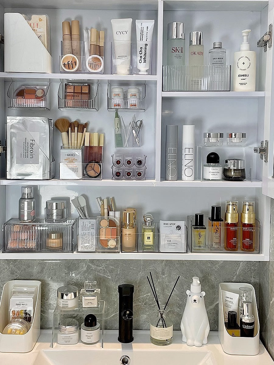 Makeup Brush Storage Box Vertical Transparent Storage Rack