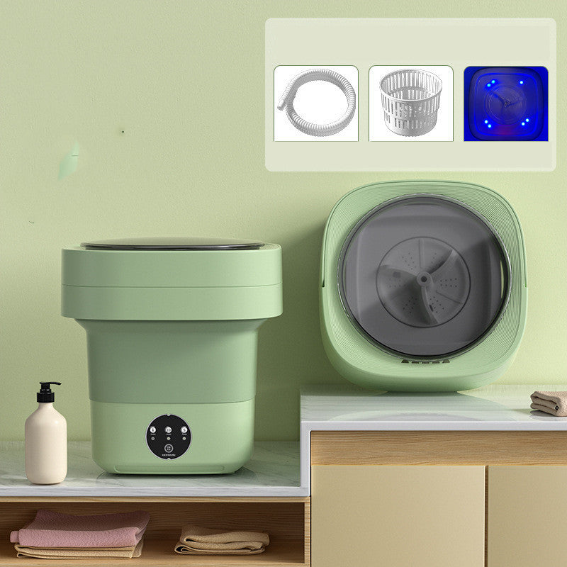 Mini Foldable Washing Machine Portable Spin Dry