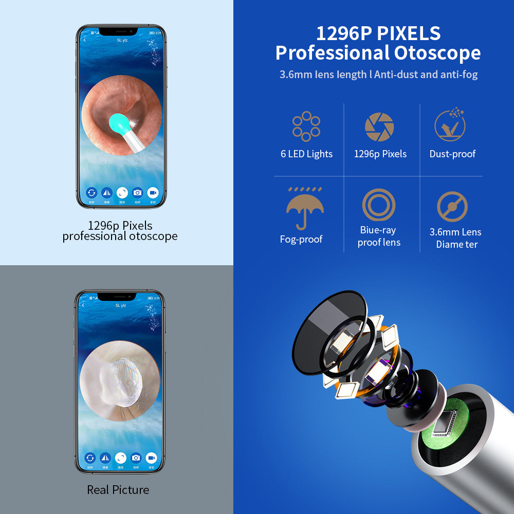 NE3 Wireless Ear Cleaner Camera for iPhone