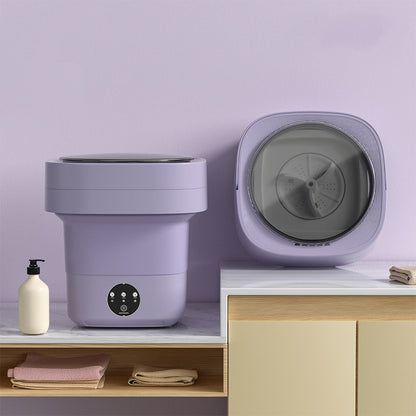 Mini Foldable Washing Machine Portable Spin Dry