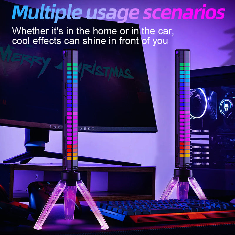 RGB LED Voice Light Bars with USB and App Control