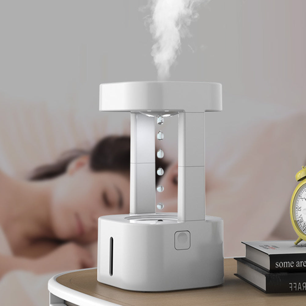 Anti-gravity Water Drop Humidifier Quiet with 580ML Tank