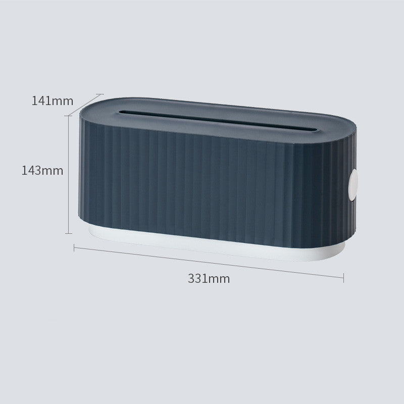 Cable Storage Box for Power Strip & Charger Organizer