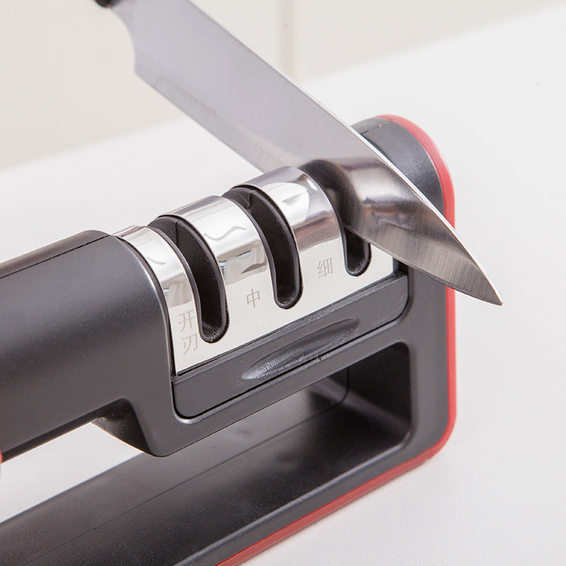 3-Stage Diamond Knife Sharpener for Kitchen