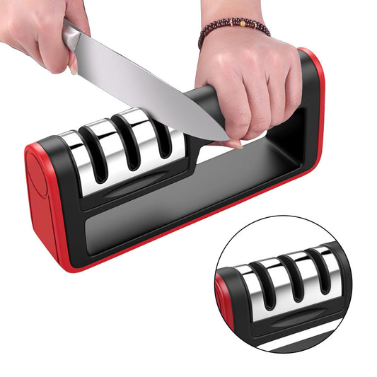 3-Stage Diamond Knife Sharpener for Kitchen