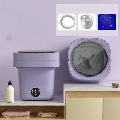 Mini Foldable Washing Machine Portable Spin Dry