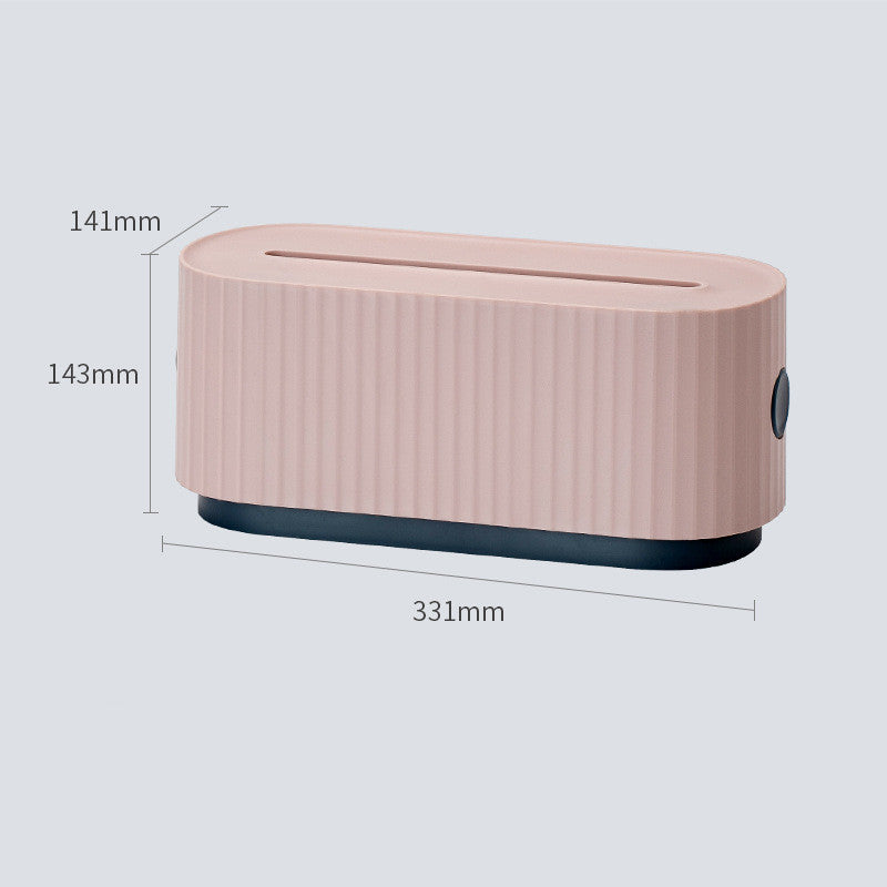 Cable Storage Box for Power Strip & Charger Organizer