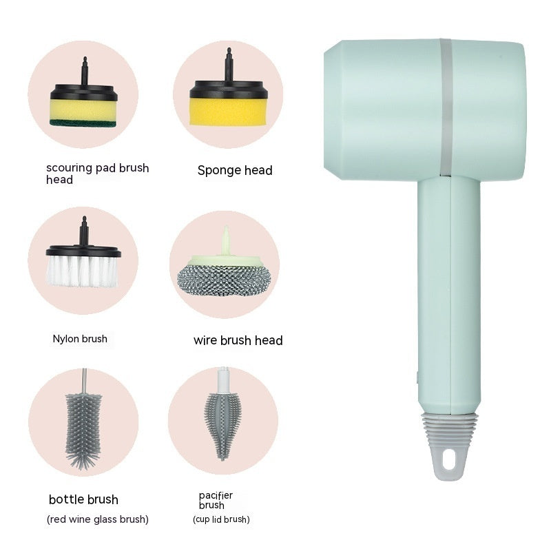 Electric Cleaning Brush USB Rechargeable for Kitchen