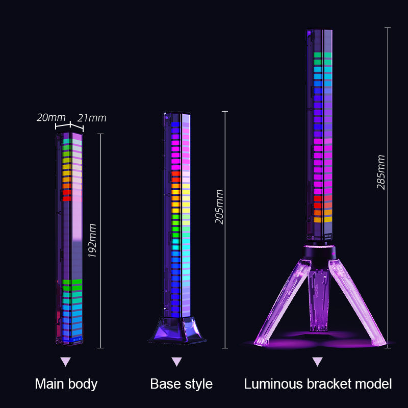 RGB LED Voice Light Bars with USB and App Control