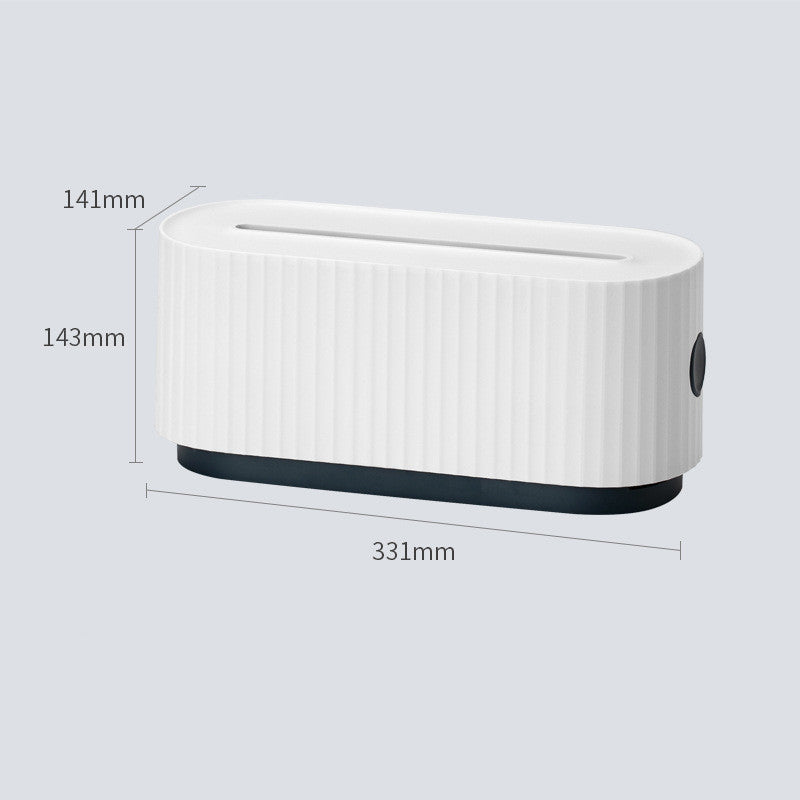 Cable Storage Box for Power Strip & Charger Organizer