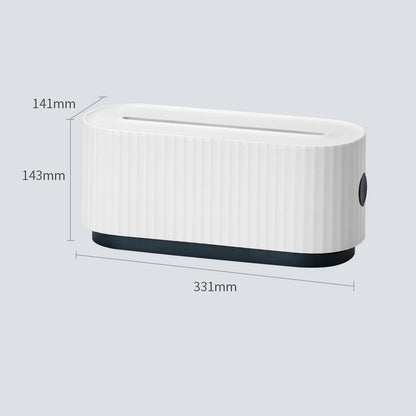 Cable Storage Box for Power Strip & Charger Organizer