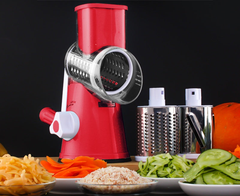 Manual Round Mandoline Slicer for Vegetables and Cheese