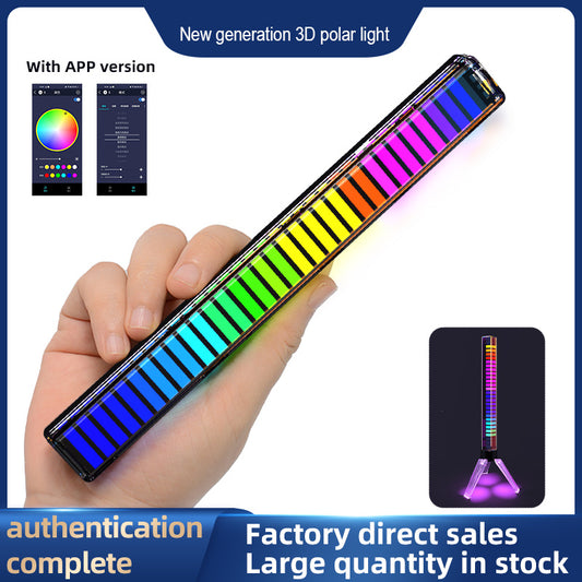 RGB LED Voice Light Bars with USB and App Control