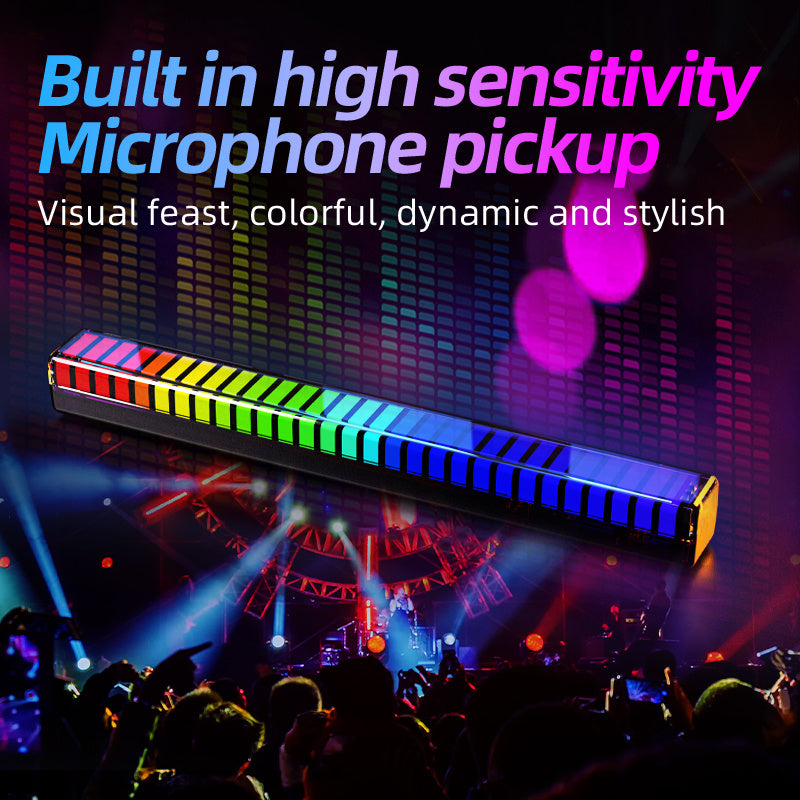 RGB LED Voice Light Bars with USB and App Control