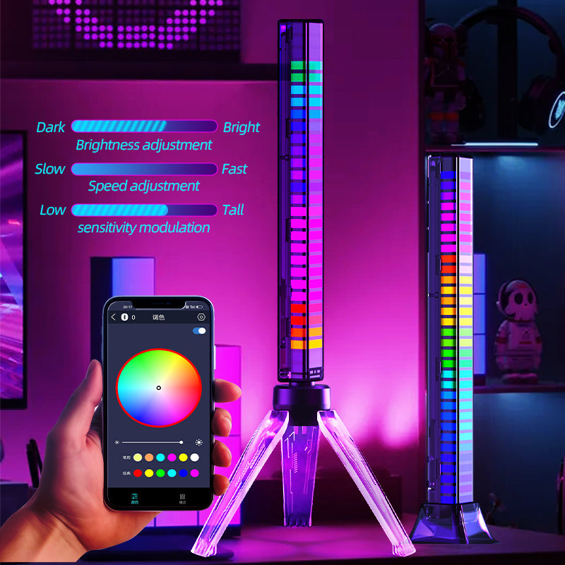 RGB LED Voice Light Bars with USB and App Control