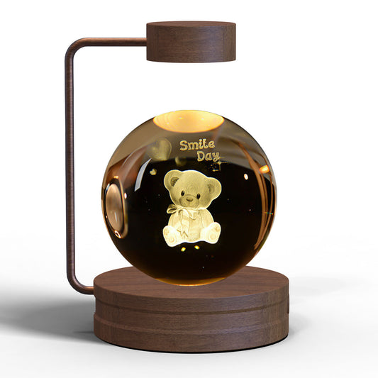 Crystal Ball Dinosaur Night Light - USB Powered