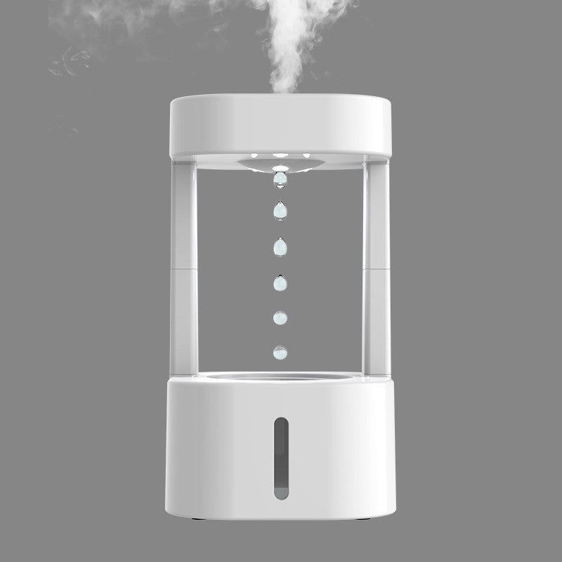 Anti-gravity Water Drop Humidifier Quiet with 580ML Tank