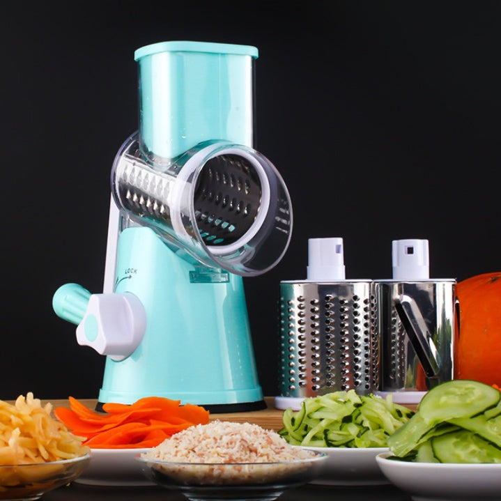 Manual Round Mandoline Slicer for Vegetables and Cheese
