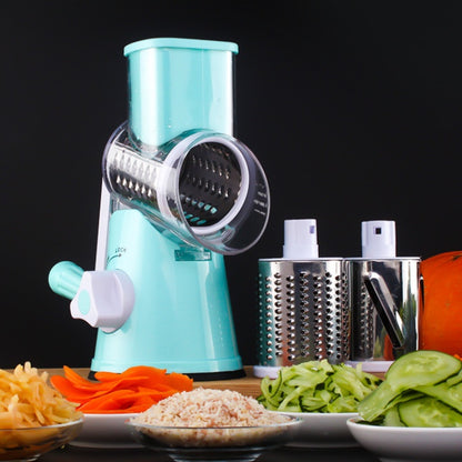 Manual Round Mandoline Slicer for Vegetables and Cheese