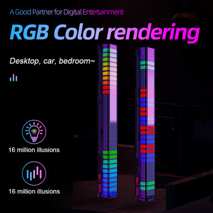 RGB LED Voice Light Bars with USB and App Control