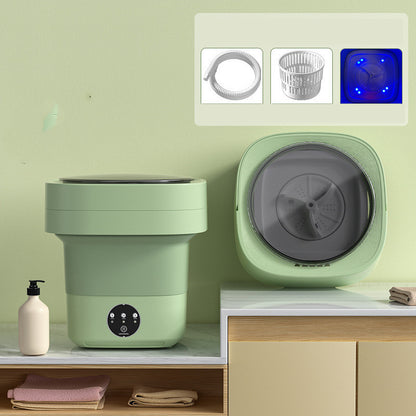 Mini Foldable Washing Machine Portable Spin Dry
